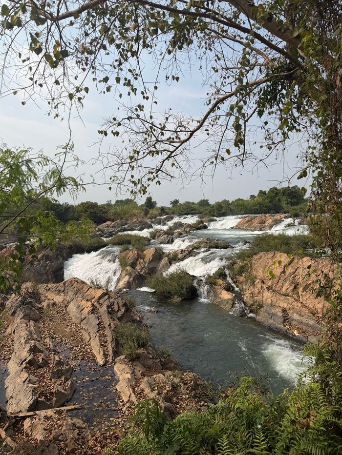 Mekong rapids near Don Det in the 4,000 Islands